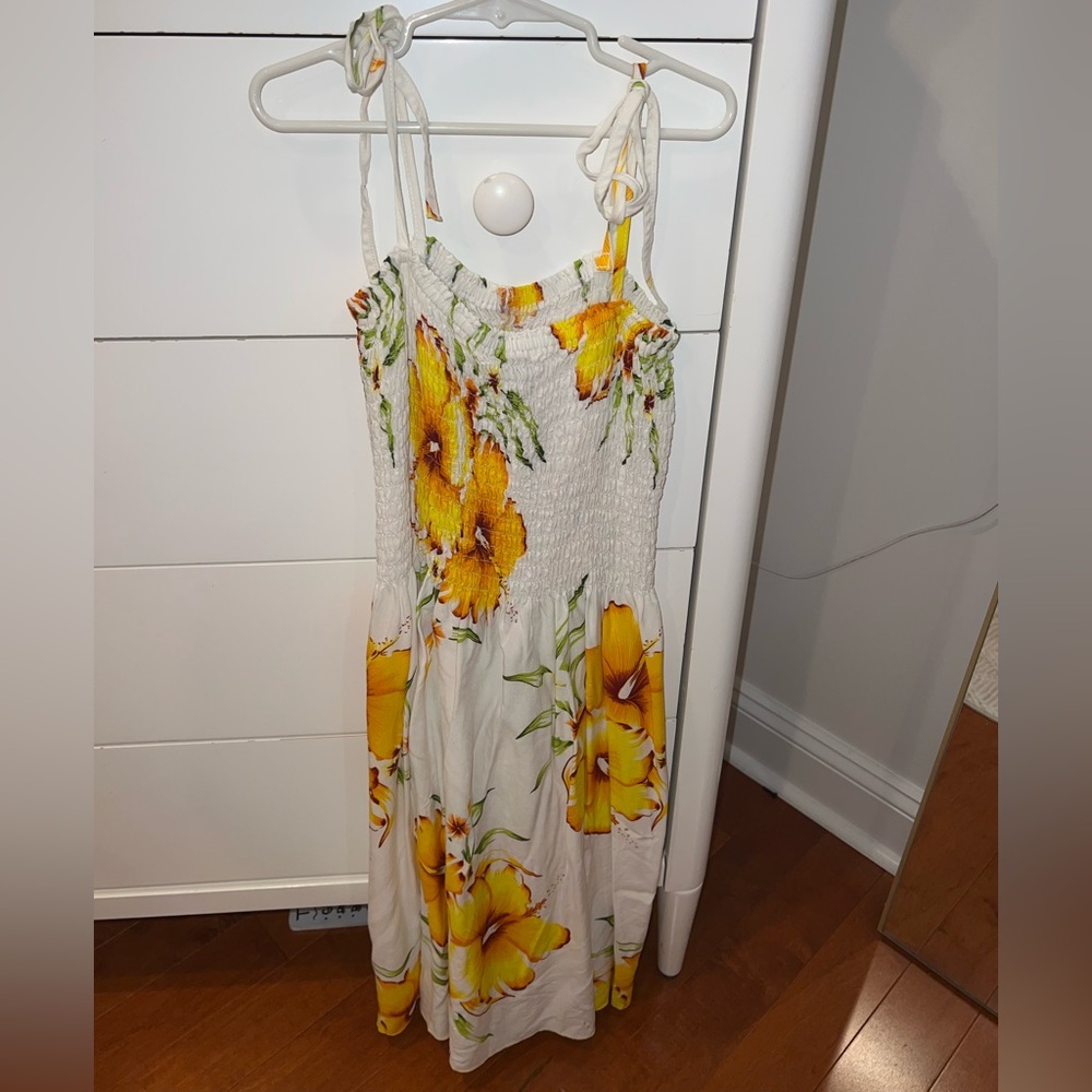 Floral Sundress with Yellow Flowers